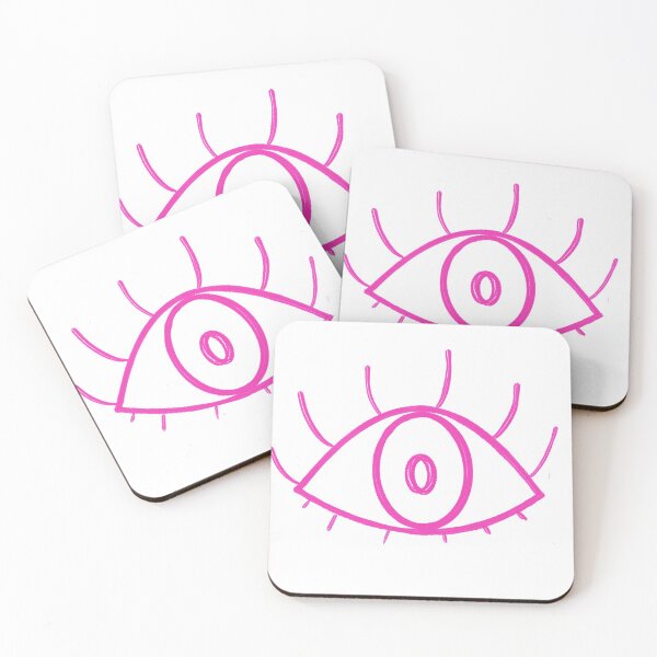 Item preview, Pink evil eye designed and sold by EarthlingHelena.