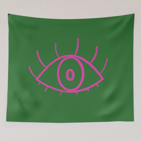 Item preview, Ojo malvado rosa designed and sold by EarthlingHelena.
