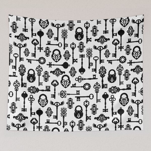 Item preview, Lock & Key Pattern designed and sold by Foxicopter.