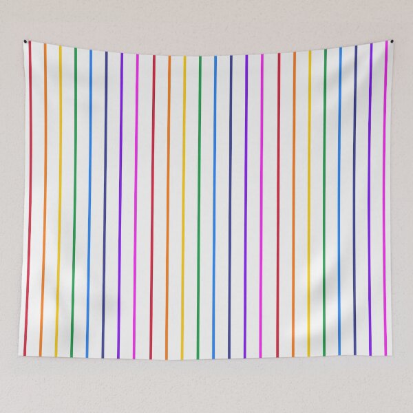 Item preview, Narrow rainbow stripes designed and sold by LittleBettyMakes.