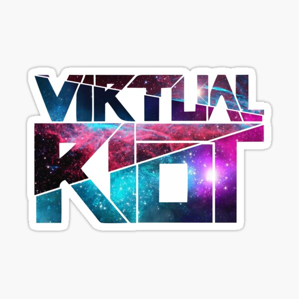 Virtual riot Space Knife Art Sticker