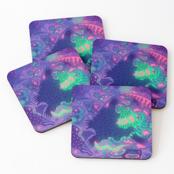 Item preview, Blacklight cosmic space travelers designed and sold by chelleray.