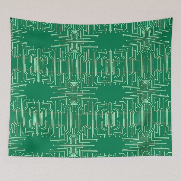 Item preview, Microchip Circuitboard Pattern designed and sold by Foxicopter.