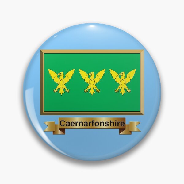 Item preview, Caernarfonshire Flag Gifts, Stickers & Products (N) designed and sold by mpodger.