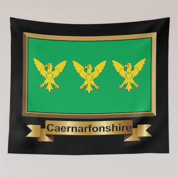 Item preview, Caernarfonshire Flag Gifts, Stickers & Products (N) designed and sold by mpodger.