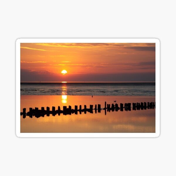 Item preview, Sunset Wadden Sea designed and sold by Jo Nijenhuis.