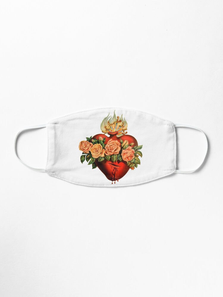 Alternate view of Catholic Immaculate Heart of Mary - White Mask