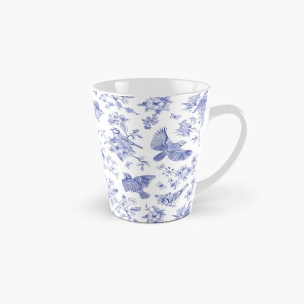 Item preview, Vintage Blue Toile Birds French Country Pattern designed and sold by PUFFYP.