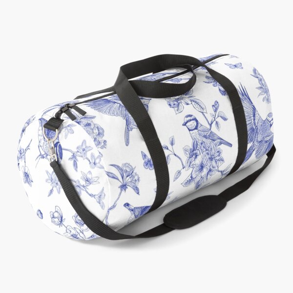 Item preview, Vintage Blue Toile Birds French Country Pattern designed and sold by PUFFYP.