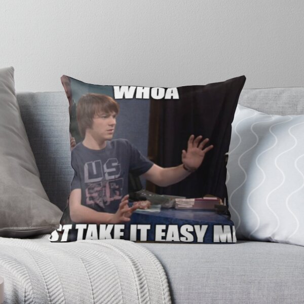 just take it easy Throw Pillow