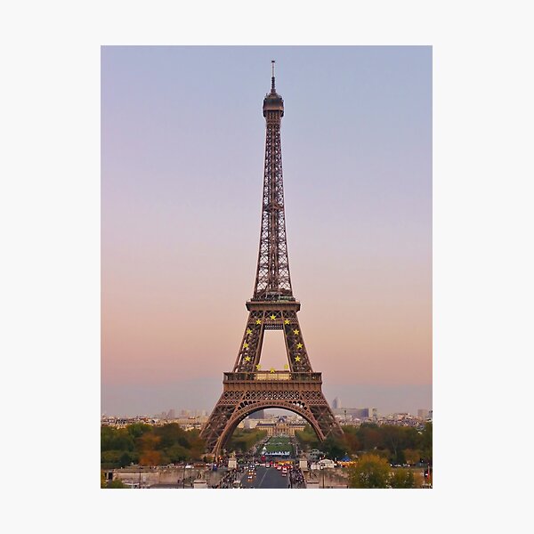 Twilight in Paris Photographic Print