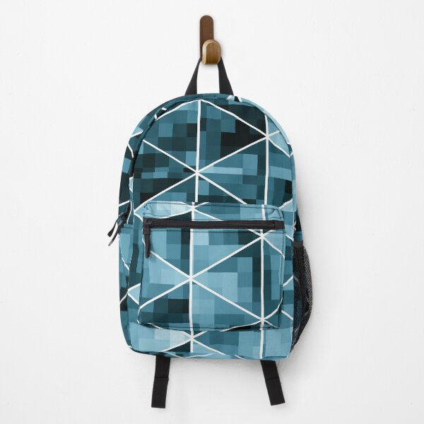 Item preview, Blue Digital Geometry Pattern designed and sold by Foxicopter.