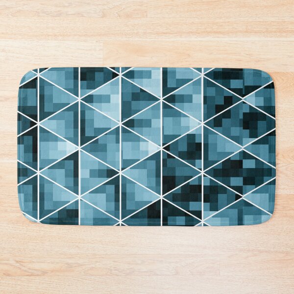 Item preview, Blue Digital Geometry Pattern designed and sold by Foxicopter.