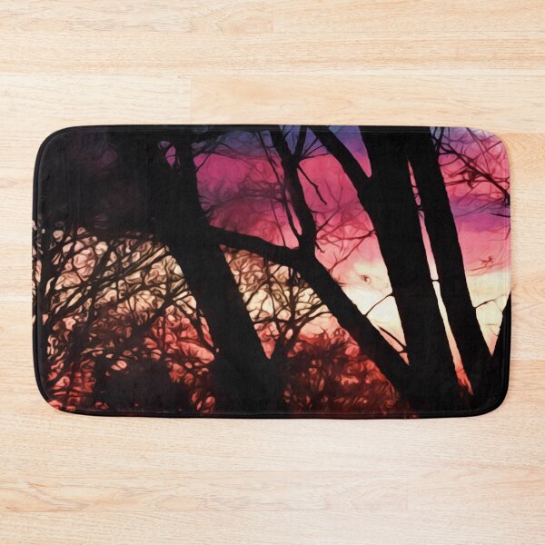Item preview, Fall Sunset Through The Trees designed and sold by bloomingvine.