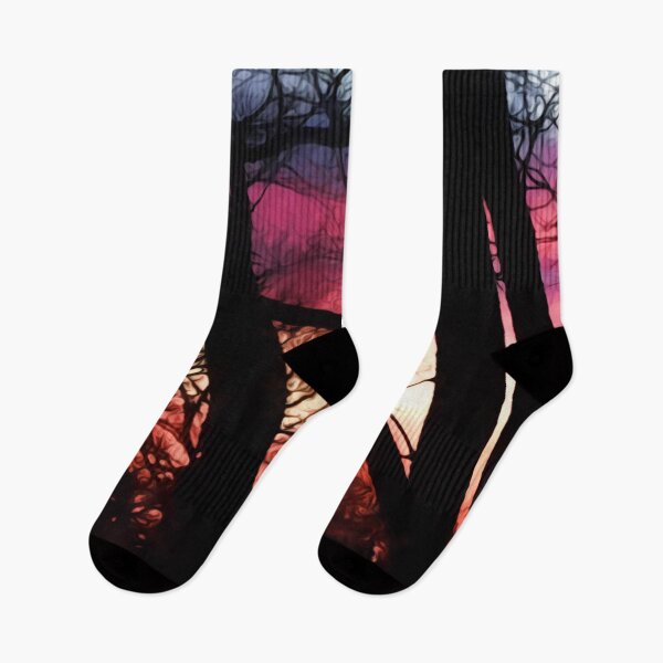 Item preview, Fall Sunset Through The Trees designed and sold by bloomingvine.