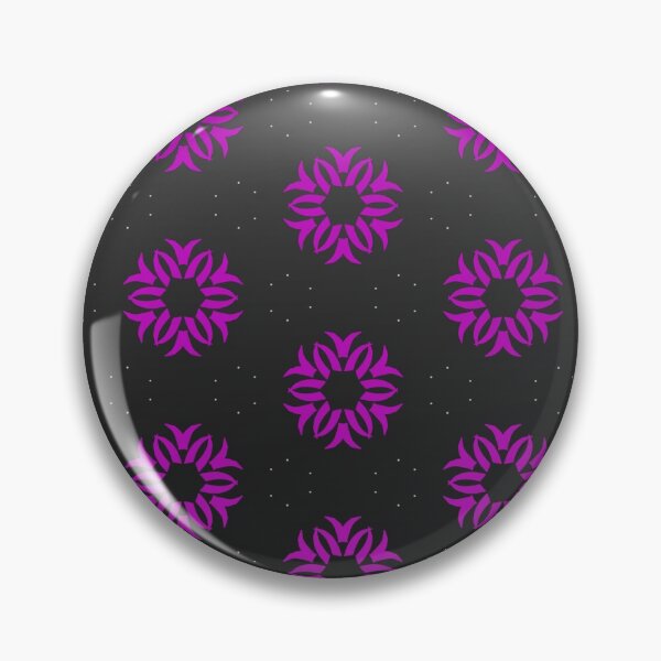 Item preview, Hot pink floral pattern on cool gradient gray designed and sold by PetaJaneHome.