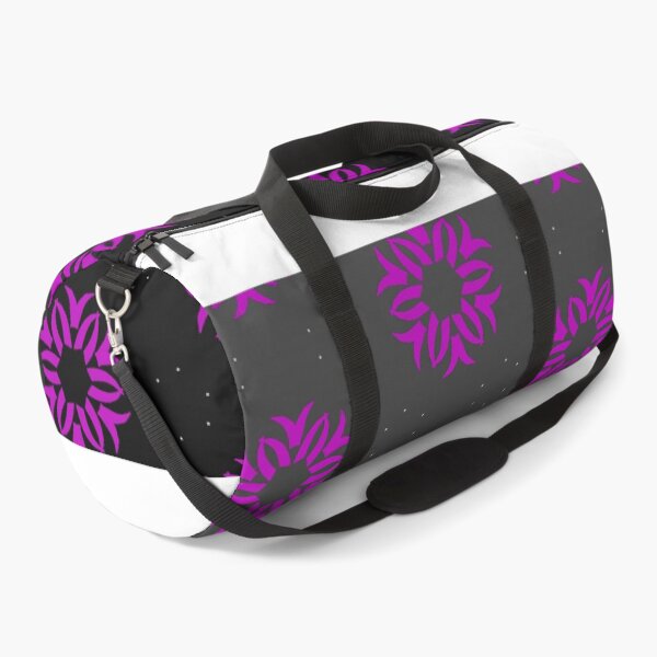 Item preview, Hot pink floral pattern on cool gradient gray designed and sold by PetaJaneHome.