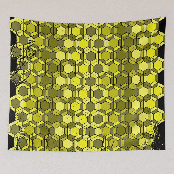 Item preview, Yellow hectagon pattern designed and sold by jc007.