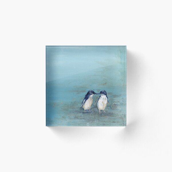 Found Penguin Wall Art Acrylic Block