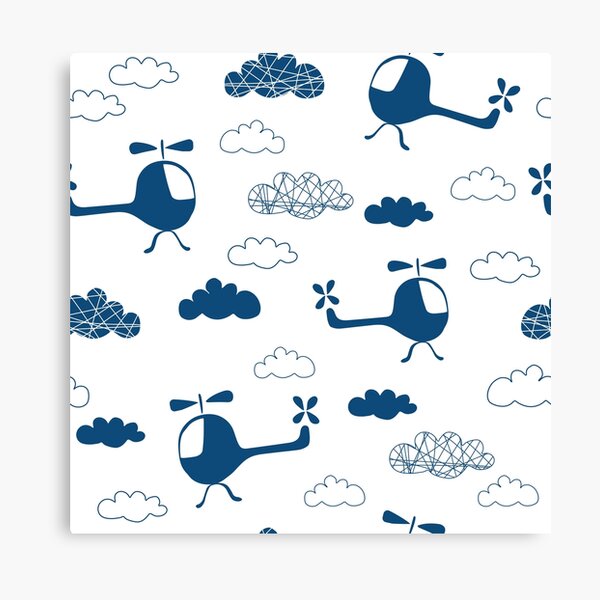 Item preview, Cute Little Blue Helicopters designed and sold by Sbgarror.