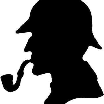 Artwork thumbnail, Sherlock Holmes Silhouette by demetriuspharos