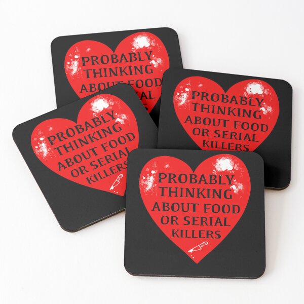 Item preview, Probably Thinking About Food Or Serial Killers designed and sold by ShopBlossomDays.