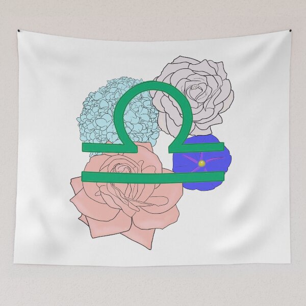 Item preview, Floral Libra designed and sold by FireyPanda.