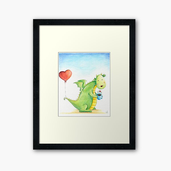 On our date Framed Art Print