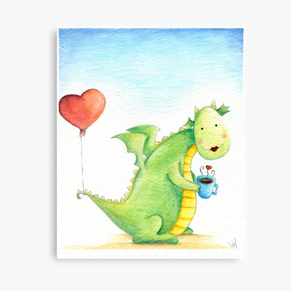 On our date Canvas Print