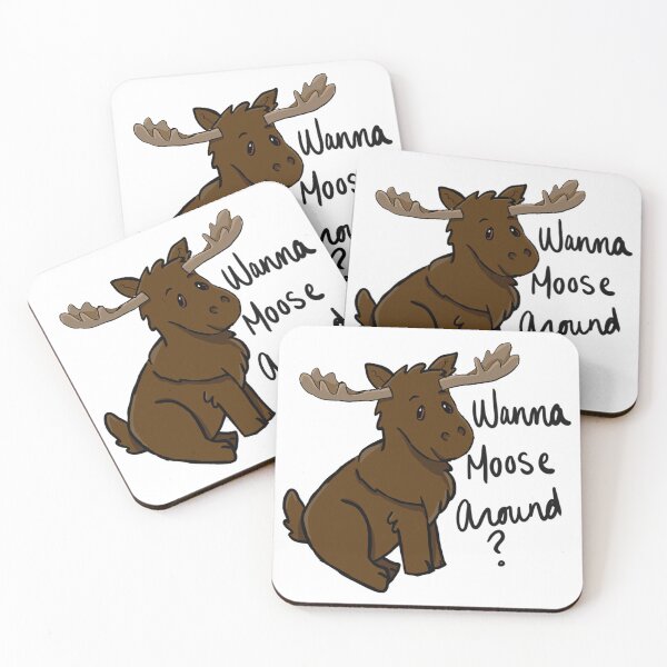 Item preview, Mingling Moose designed and sold by PurrfectPixels.