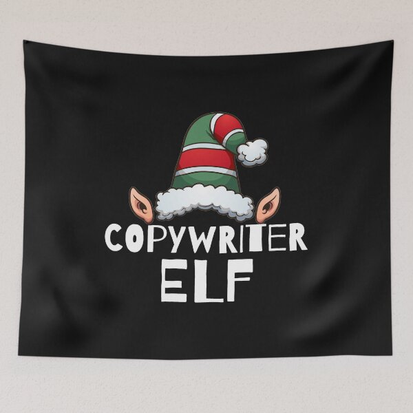 Item preview, Copywriter Elf Christmas Holidays Xmas Elves designed and sold by losttribe.