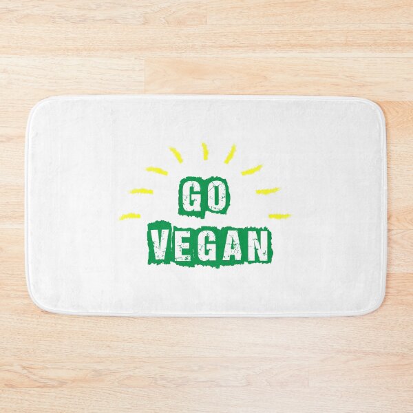 Item preview, GO VEGAN T-Shirt Funny Vegan Saying Vegetarian T-Shirt Slim Fit T-Shirt designed and sold by Orlyne.