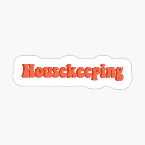"Housekeeping Outer Banks" Sticker for Sale by MackandAddie Redbubble