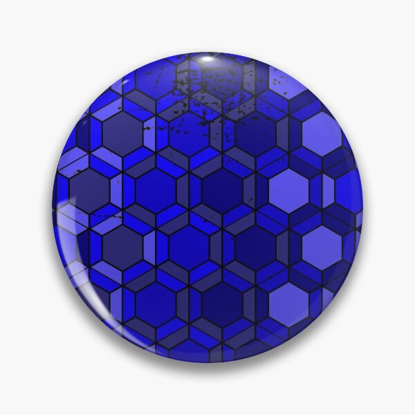 Item preview, Blue hectagon pattern designed and sold by jc007.