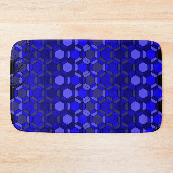 Item preview, Blue hectagon pattern designed and sold by jc007.