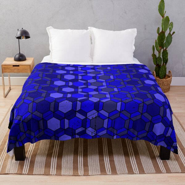 Item preview, Blue hectagon pattern designed and sold by jc007.