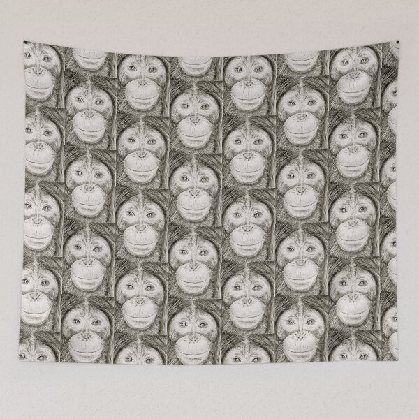 Item preview, Orangutan designed and sold by redmaidenart.