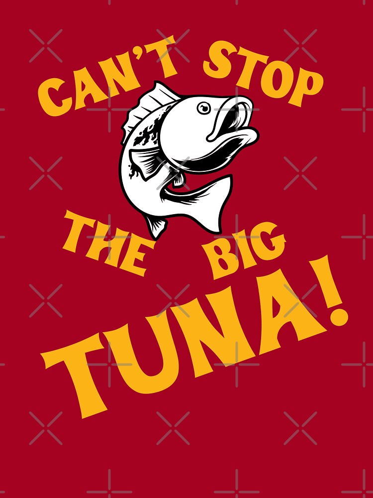 The Big Tuna Funny Fishing Sticker for Sale by Automatic Soul