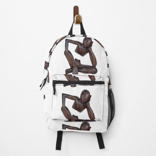 Item preview, Brown wooden human figure sculpture designed and sold by bassel-ad.
