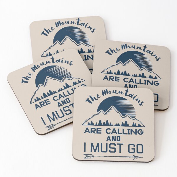 Item preview, The Mountains Are Calling and I Must Go designed and sold by cimibaka25.
