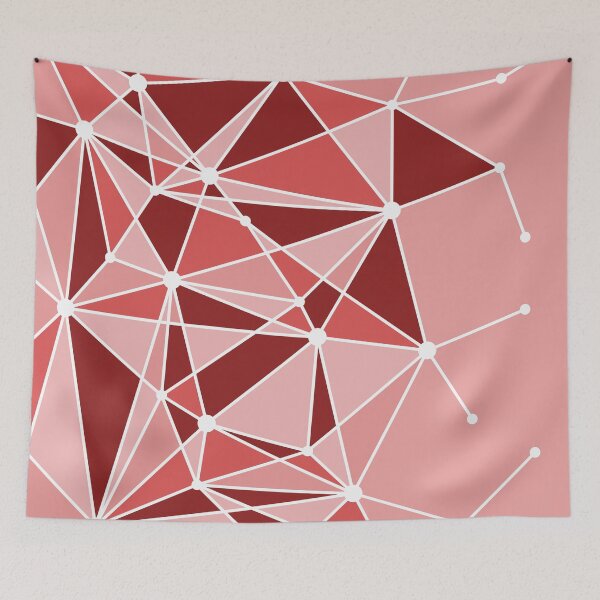 Item preview, Purple Wall Inspired (Red) designed and sold by FandomTrading.