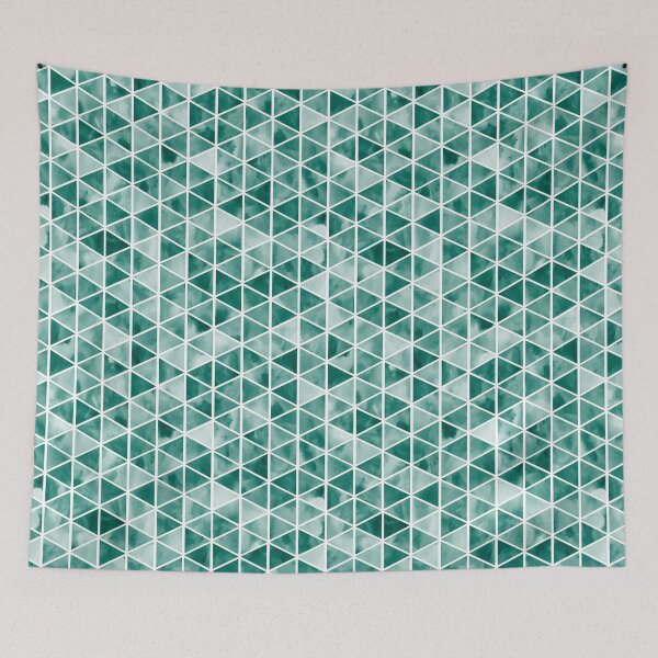 Aperçu de l'œuvre Colorful Geometric Watercolor Design Pattern créée et vendue par digitalvintage.