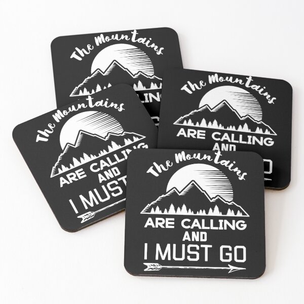 Item preview, The Mountains Are Calling and I Must Go designed and sold by cimibaka25.