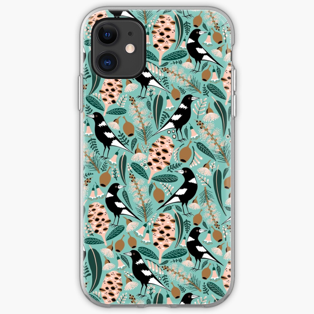 Australian bush magpies iPhone Case & Cover