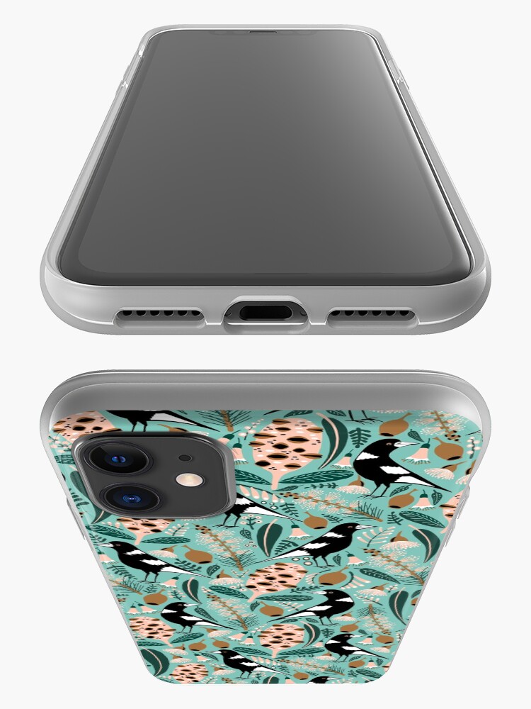 Alternate view of Australian bush magpies iPhone Case & Cover