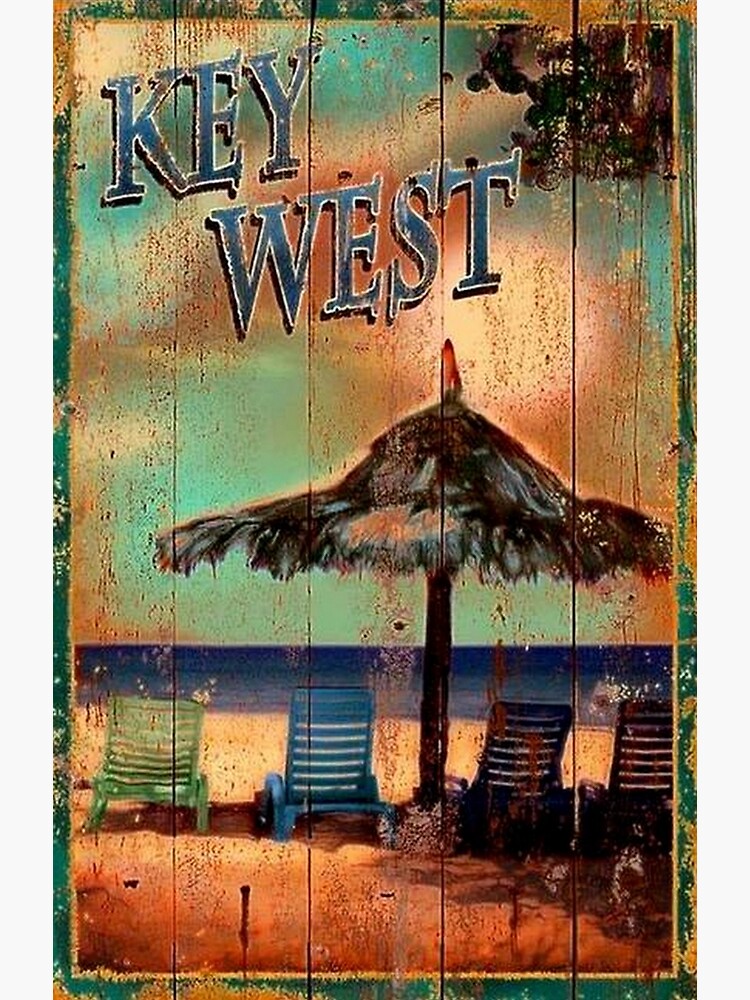 KEY WEST FLORIDA VINTAGE SIGN by michaeltodd