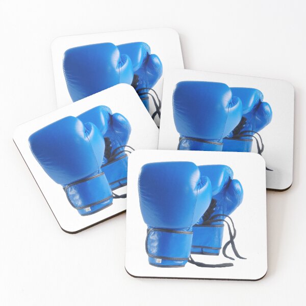 Item preview, Pair of blue boxing gloves designed and sold by bassel-ad.