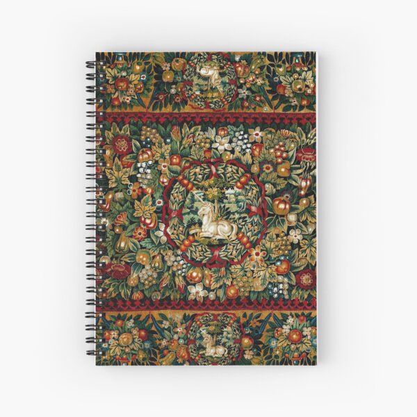 Item preview, Medieval Unicorn Floral Tapestry designed and sold by Epitome Girl.