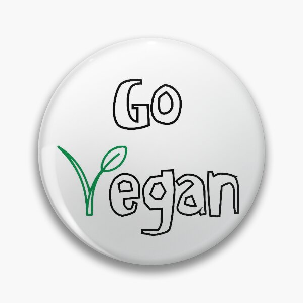 Item preview, GO Vegan T-Shirt Funny Vegan saying vegetarian T-shirt T-shirt slim fit designed and sold by Orlyne.