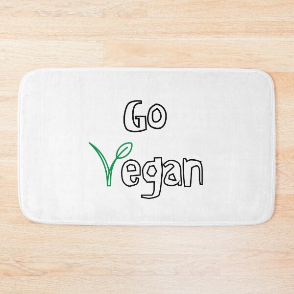 Item preview, GO Vegan T-Shirt Funny Vegan saying vegetarian T-shirt T-shirt slim fit designed and sold by Orlyne.